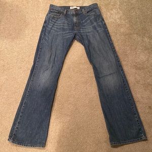 Men’s Deim Low Boot Cut Levi Jeans - Size 34W/34L